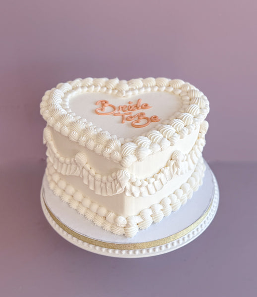 Vintage Heart Cake