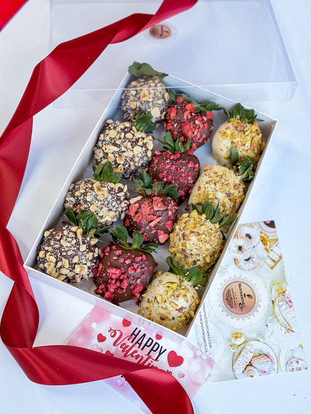 Nutty Chocolate Strawberries - Shop Desserts