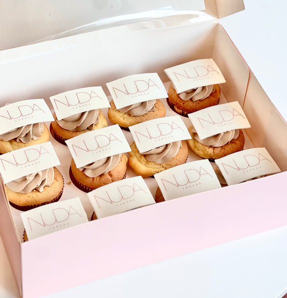 Custom Logo Cupcakes