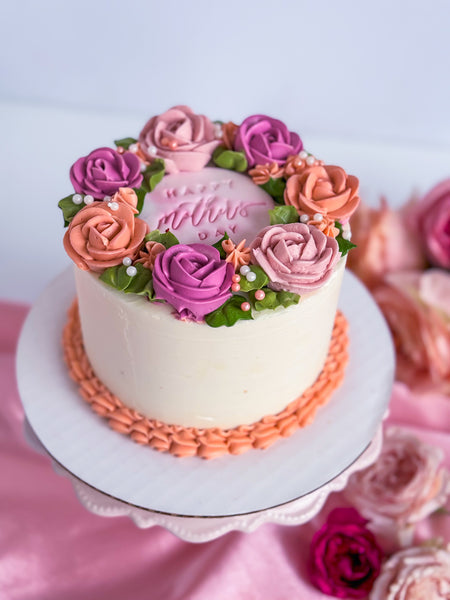 Rose Wreath Cake