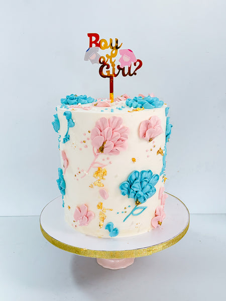 Gender Reveal Cake