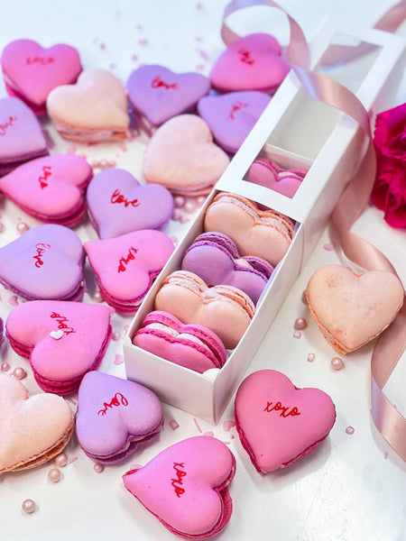 XOXO Heart Macaron Gift Box - Shop Desserts