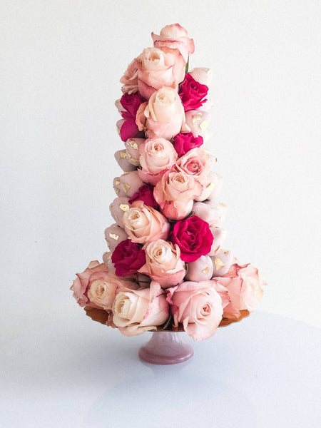 Floral Strawberry Tower - Shop Desserts